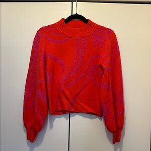 Beautiful Red and Pink Sweater